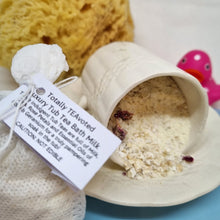 Load image into Gallery viewer, Tub Tea - Totally TEAvoted - Bath Milk Soak - Rose and Geranium - Sensitive Skin Treatment