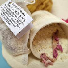 Load image into Gallery viewer, Tub Tea - You're BrewTEAful - Bath Milk Soak - Sensitive Skin Treatment - Bergamot, Grapefruit, Mandarin, Peony Petals