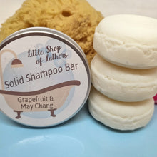 Load image into Gallery viewer, Solid Shampoo bar - Grapefruit and May Chang - Body Wash / Beard Oil - Vegan friendly