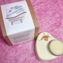 Load image into Gallery viewer, You're a Sweet Heart - Creme Brulee - Matching Bath Bomb and Lip Balm Gift Set