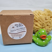 Load image into Gallery viewer, Matcha Mint Marvel Bath Bomb - Man Sized Bathing - Luxury Bathing Range