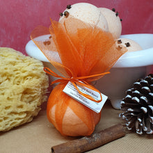 Load image into Gallery viewer, Christingle Bath Bomb - Festive bath treat - Christmas Stocking Filler