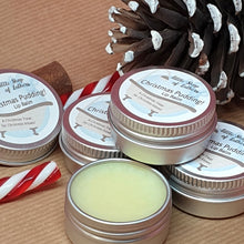 Load image into Gallery viewer, Christmas Pudding Lip Balm - natural lip treat - Christmas gift idea