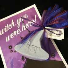 Load image into Gallery viewer, Witches Hat bath bomb - Halloween bath fun!