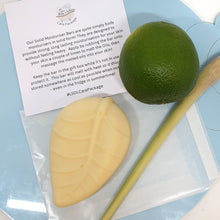Load image into Gallery viewer, Solid Moisturiser Bar - Self BeLeaf - Lime & Lemongrass