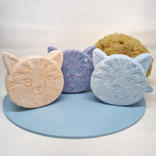Load image into Gallery viewer, I've Got Felines For You Bath Bomb - Cat shaped Bath Bomb - puns - cat lovers