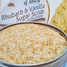 Load image into Gallery viewer, Sugar Scrub - Rhubarb and Vanilla - Face and Body Exfoliator