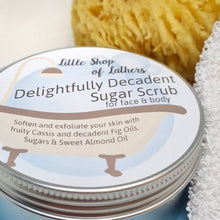 Load image into Gallery viewer, Sugar Scrub - Delightfully Decadent (Fig and Cassis) - Face and Body Exfoliator