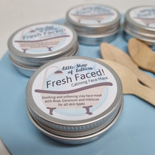 Load image into Gallery viewer, French Clay Face Mask - Calming - Kaolin Clay with Rose, Geranium and Hibiscus Powder - Pampering at-home Spa Treatment