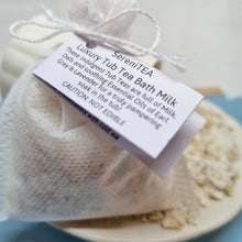 Load image into Gallery viewer, Tub Tea - SereniTEA - Bath Milk Soak - Sensitive Skin Treatment - Earl Grey and Lavender Tub Tea