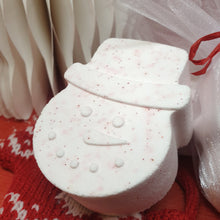 Load image into Gallery viewer, Frosty the Snowman Bath Bomb - Festive bath treat - Christmas Stocking Filler