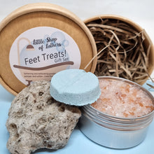 Load image into Gallery viewer, Feet Treats! Gift Set - Pampering gift set for tired tootsies!