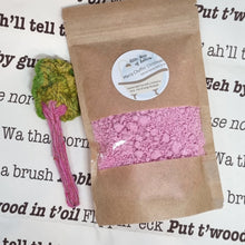 Load image into Gallery viewer, Merry Chuffin' Christmas Festive Fizzing Bath Dust - Yorkshire Christmas bath treat - Stocking Filler