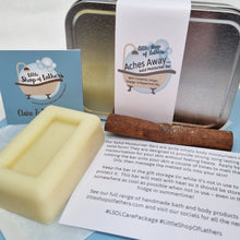 Load image into Gallery viewer, Solid Moisturiser Bar - Aches Away - Cinnamon, Ginger, Sweet Orange