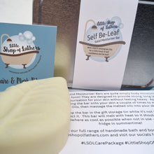 Load image into Gallery viewer, Solid Moisturiser Bar - Self BeLeaf - Lime & Lemongrass