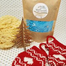 Load image into Gallery viewer, Winter Wonderland Festive Fizzing Bath Dust - Christmas bath treat - Stocking Filler