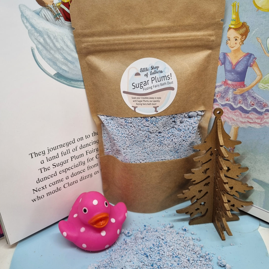 Sugar Plum Festive Fizzing Fairy Bath Dust - Christmas bath treat - Stocking Filler