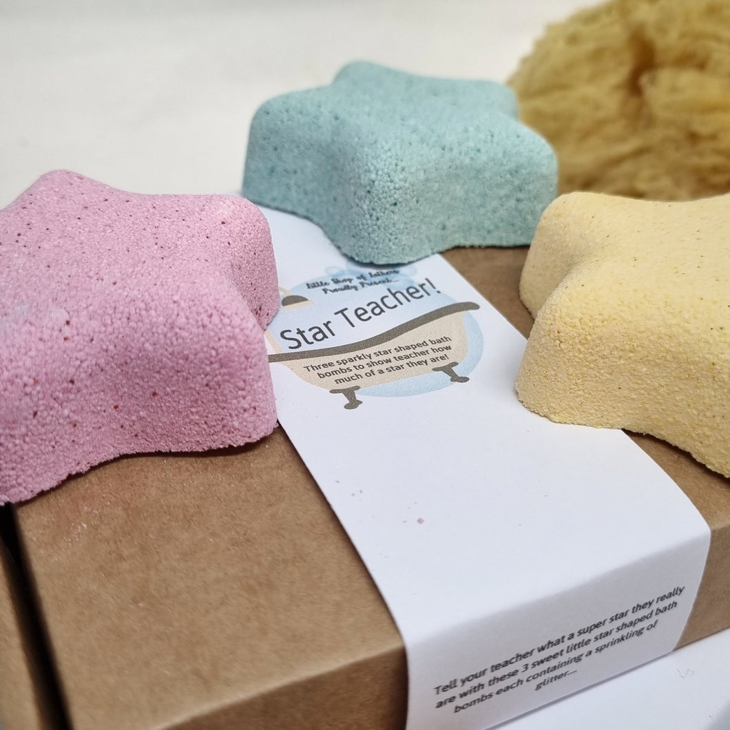 Star Teacher - Star Teaching Assistant - Bath and Body Letterbox Gift Set - Thank you Teacher
