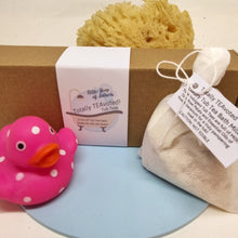 Load image into Gallery viewer, Totally TEAvoted Gift Box - Tub Tea Bath Milk Soak Trio - Three Tea Themed Tub Teas - Sensitive Skin Treatment

