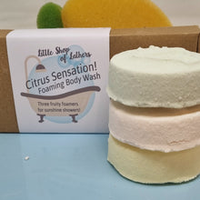 Load image into Gallery viewer, Shower Foamers Selection Box - Citrus Sensation - Foaming Body Wash
