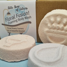 Load image into Gallery viewer, Shower Foamers Selection Box - Floral Fusion - Foaming Body Wash
