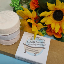 Load image into Gallery viewer, Shower Foamers Selection Box - Floral Fusion - Foaming Body Wash
