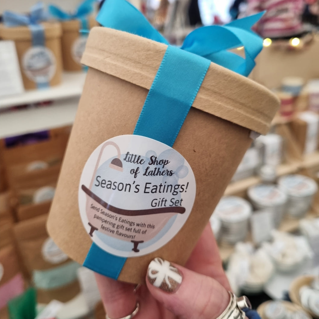 Seasons Eatings! Gift Set - Festive Pampering Gift Set - Christmas Gift - Festive Puns