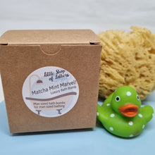Load image into Gallery viewer, Matcha Mint Marvel Bath Bomb - Man Sized Bathing - Luxury Bathing Range
