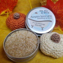 Load image into Gallery viewer, Lip Scrub - Pumpkin Spice Latte - Lip Exfoliator - Sugar Scrub for Lips - Dry Skin Treatment
