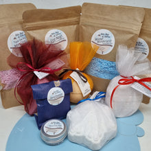 Load image into Gallery viewer, SUPER SECONDS SPECIAL OFFER - FESTIVE SELECTION MYSTERY BOX! - 9 x Christmas/winter themed bath and body treats
