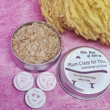 Load image into Gallery viewer, Lip Scrub - Plum Crazy For You - Lip Exfoliator - Sugar Scrub for Lips - Dry Skin Treatment
