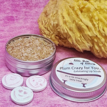Load image into Gallery viewer, Lip Scrub - Plum Crazy For You - Lip Exfoliator - Sugar Scrub for Lips - Dry Skin Treatment
