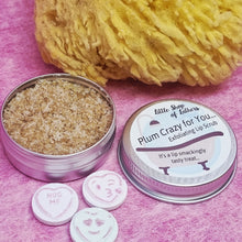 Load image into Gallery viewer, Lip Scrub - Plum Crazy For You - Lip Exfoliator - Sugar Scrub for Lips - Dry Skin Treatment
