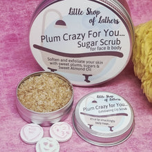 Load image into Gallery viewer, Lip Scrub - Plum Crazy For You - Lip Exfoliator - Sugar Scrub for Lips - Dry Skin Treatment
