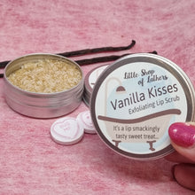 Load image into Gallery viewer, Lip Scrub - Vanilla Kisses - Lip Exfoliator - Sugar Scrub for Lips - Dry Skin Treatment
