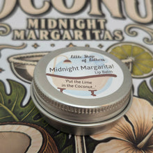 Load image into Gallery viewer, Midnight Margaritas Lime and Coconut Lip Balm - Practical Magic inspired beeswax lip balm
