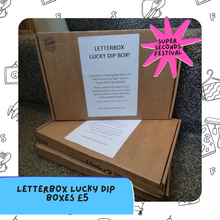 Load image into Gallery viewer, SUPER SECONDS SPECIAL OFFER - Letterbox Lucky Dip - Fizzing Bath Dusts, Mini Moisturisers, Goat's Milk soap sample
