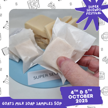 Load image into Gallery viewer, SUPER SECONDS - Soap Samples - Goats Milk Soap
