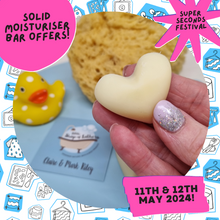 Load image into Gallery viewer, SUPER SECONDS SPECIAL OFFER - Mini Solid Moisturiser bars - Pina Colada / Love Your Skin
