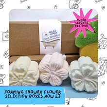 Load image into Gallery viewer, SUPER SECONDS SPECIAL OFFER - Foaming Shower Flower Selection Boxes - Foaming Body Wash
