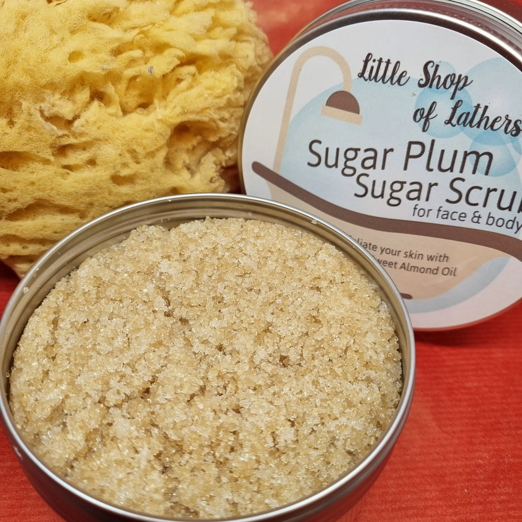Sugar Plums Sugar Scrub - Face and Body Exfoliator - Festive Body Treats
