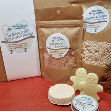 Load image into Gallery viewer, Gingerbread Appreciation Society Gift Set - Festive Bath and Body Letterbox Gift Set - Christmas Gift
