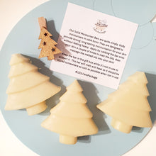 Load image into Gallery viewer, Festive Solid Moisturiser Bar - Merry Christmas - Christmas Tree Bar

