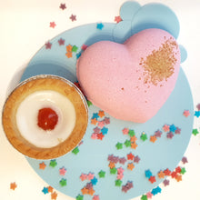Load image into Gallery viewer, Sweet Heart Bath Bomb - Dessert style sweet treats for your bath!
