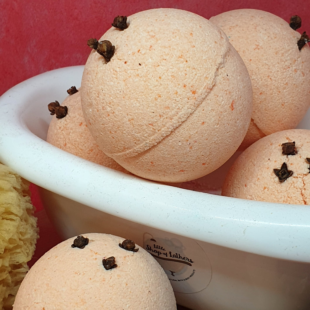 Christingle Bath Bomb - Festive bath treat - Christmas Stocking Filler