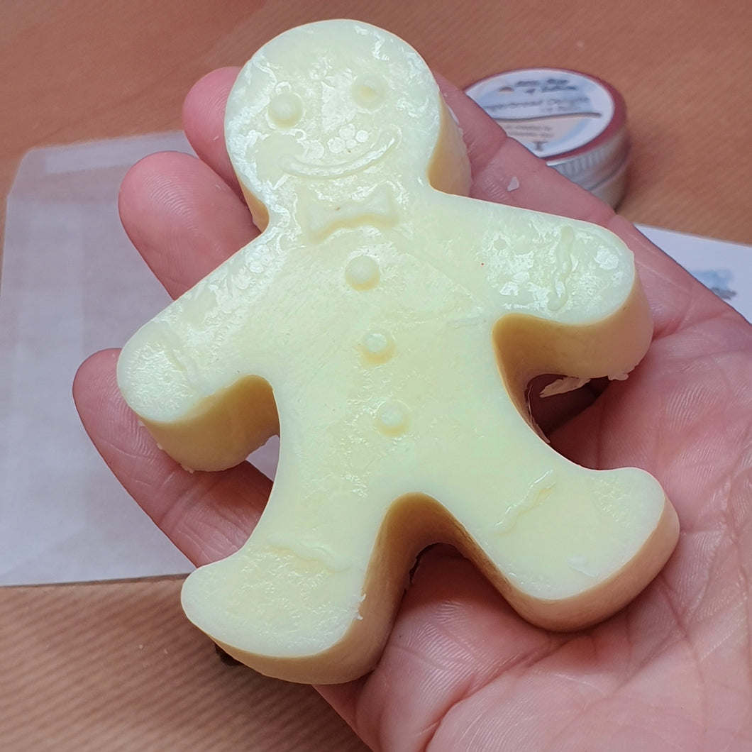 Festive Solid Moisturiser Bar - Gingerbread Guy