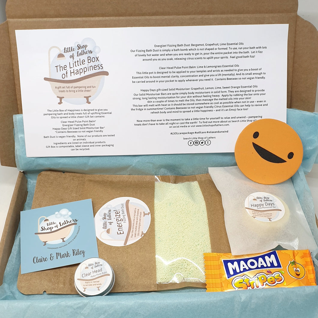 Little Box of Happiness - Bath and Body Letterbox Gift Set