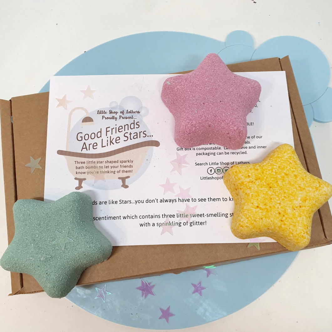 Good Friends Are Like Stars - Bath and Body Letterbox Gift Set