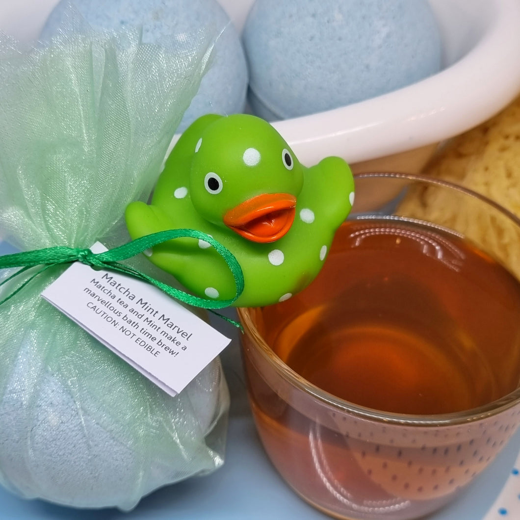 Matcha Mint Marvel Bath Bomb - Man Sized Bathing - Luxury Bathing Range