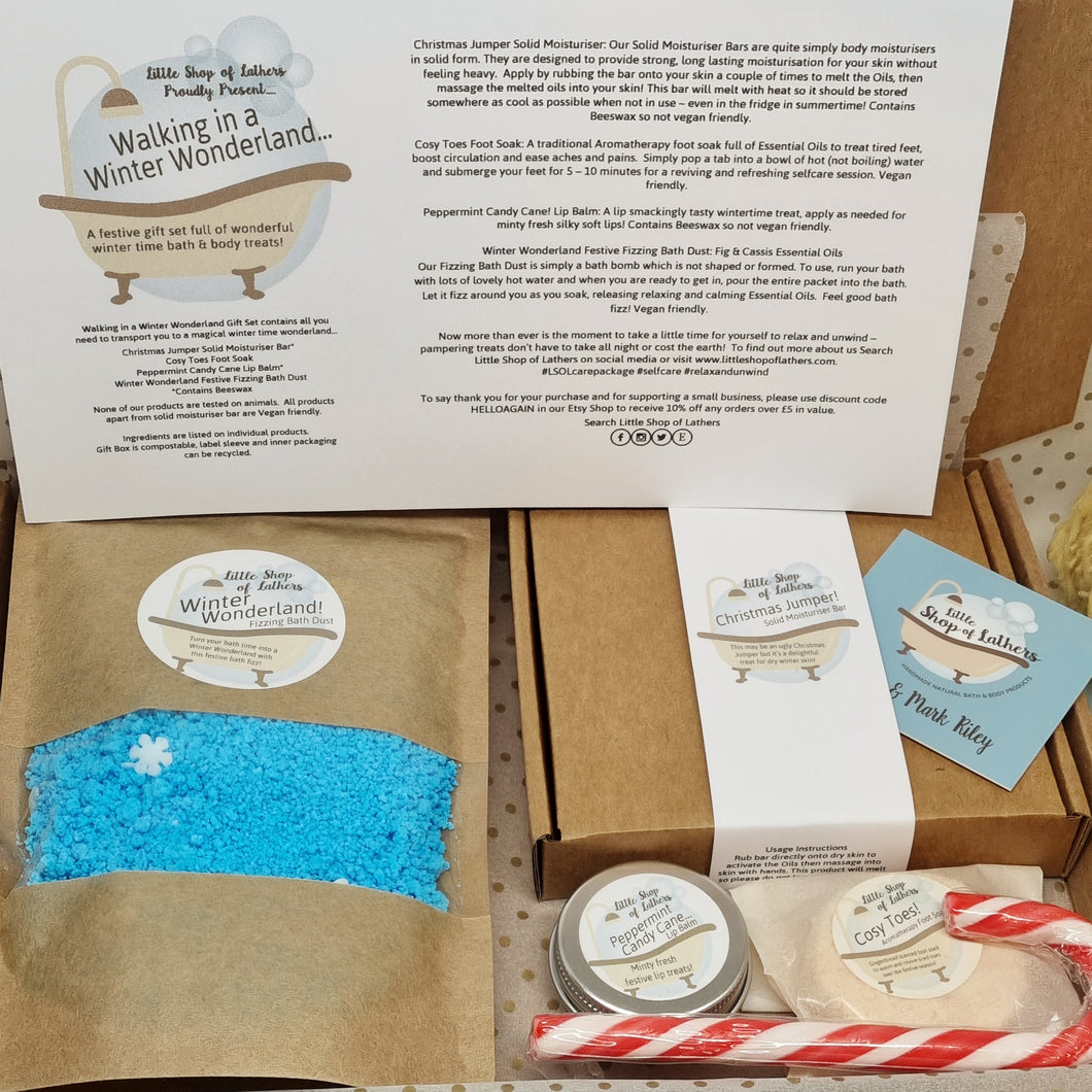 Walking in a Winter Wonderland - Festive Bath and Body Letterbox Gift Set - Christmas Gift
